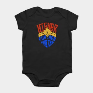 Higher Further Faster Emblem Baby Bodysuit